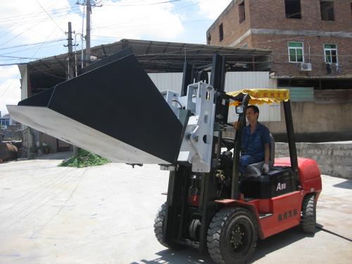 バケット付きヒンジ付きフォーク